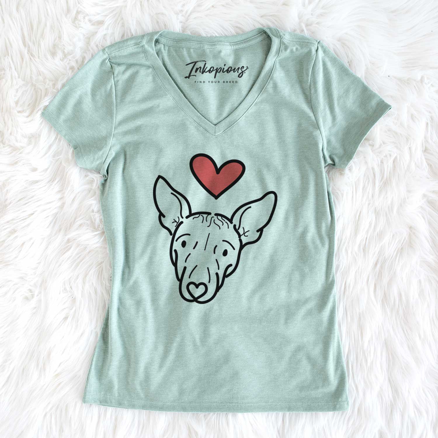 Love Always American Hairless Terrier - Georgia - Women's V-neck Shirt