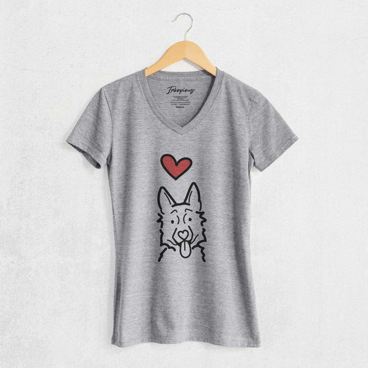 Love Always German Shepherd - Women's V-neck Shirt