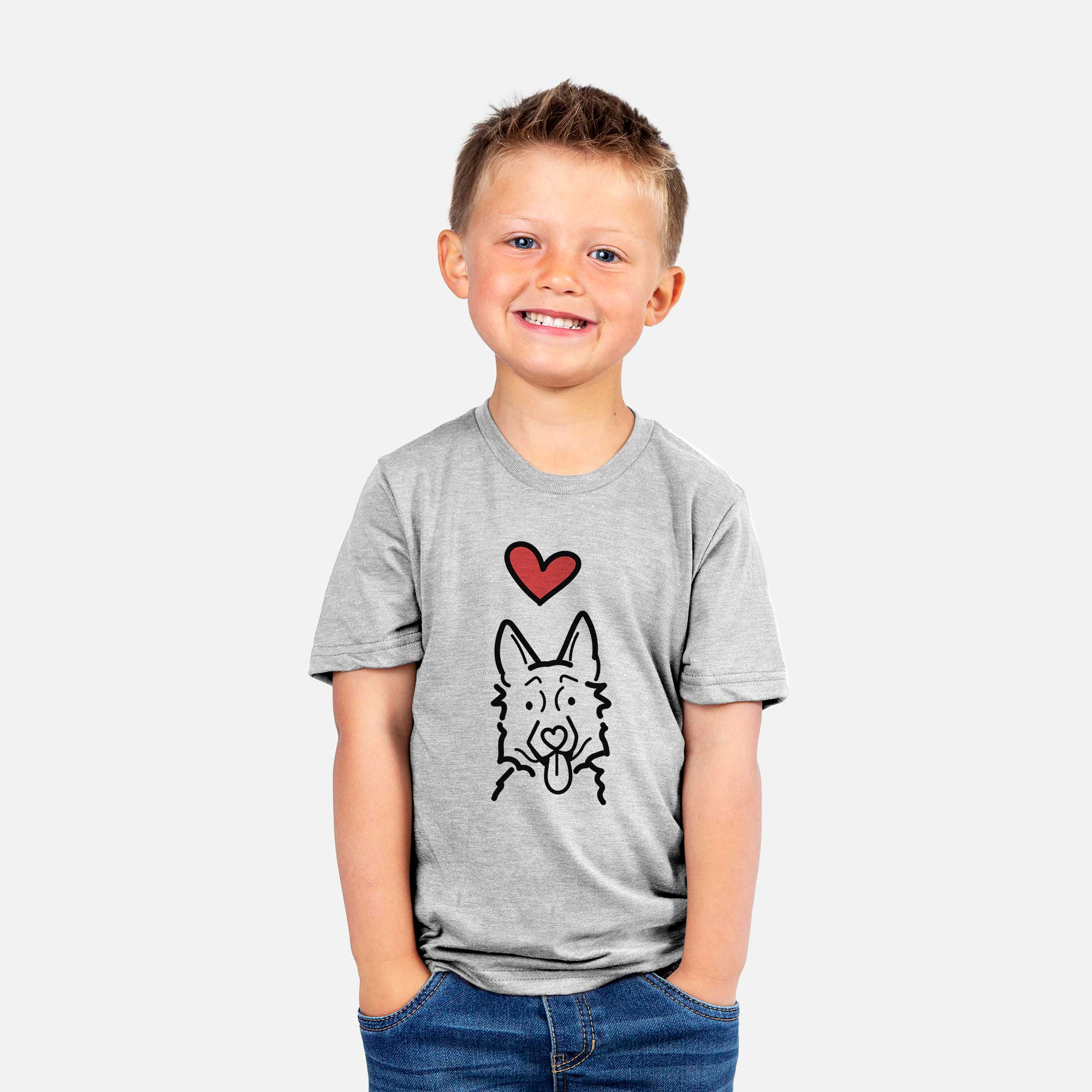 Love Always German Shepherd - Kids/Youth/Toddler Shirt