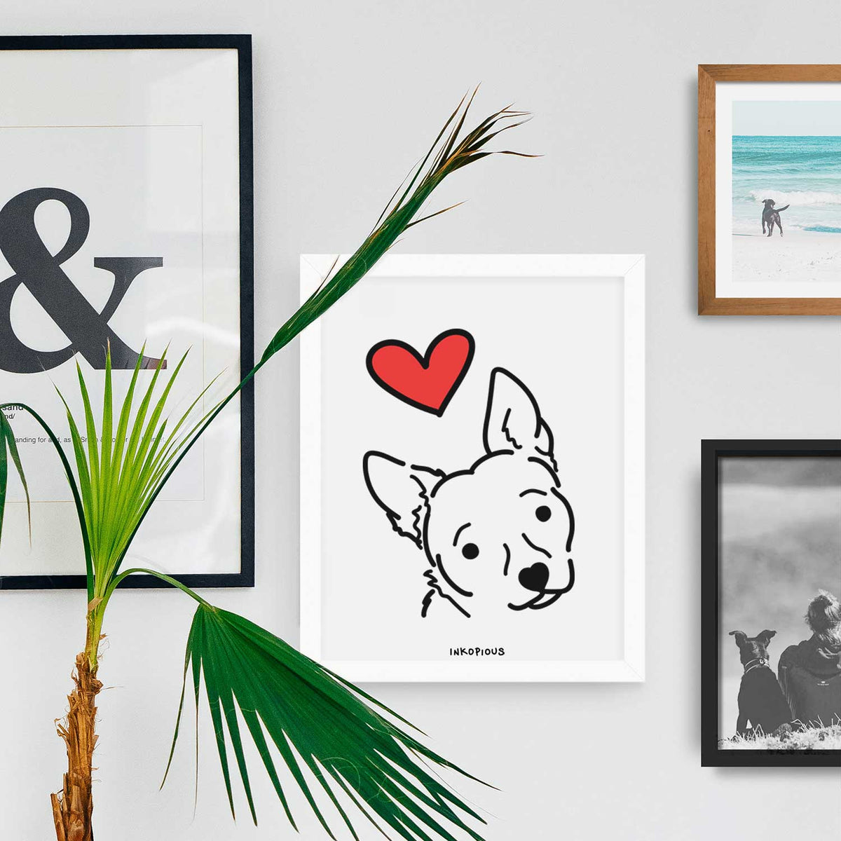 Love Always Chihuahua Mix - GiGi Art Print