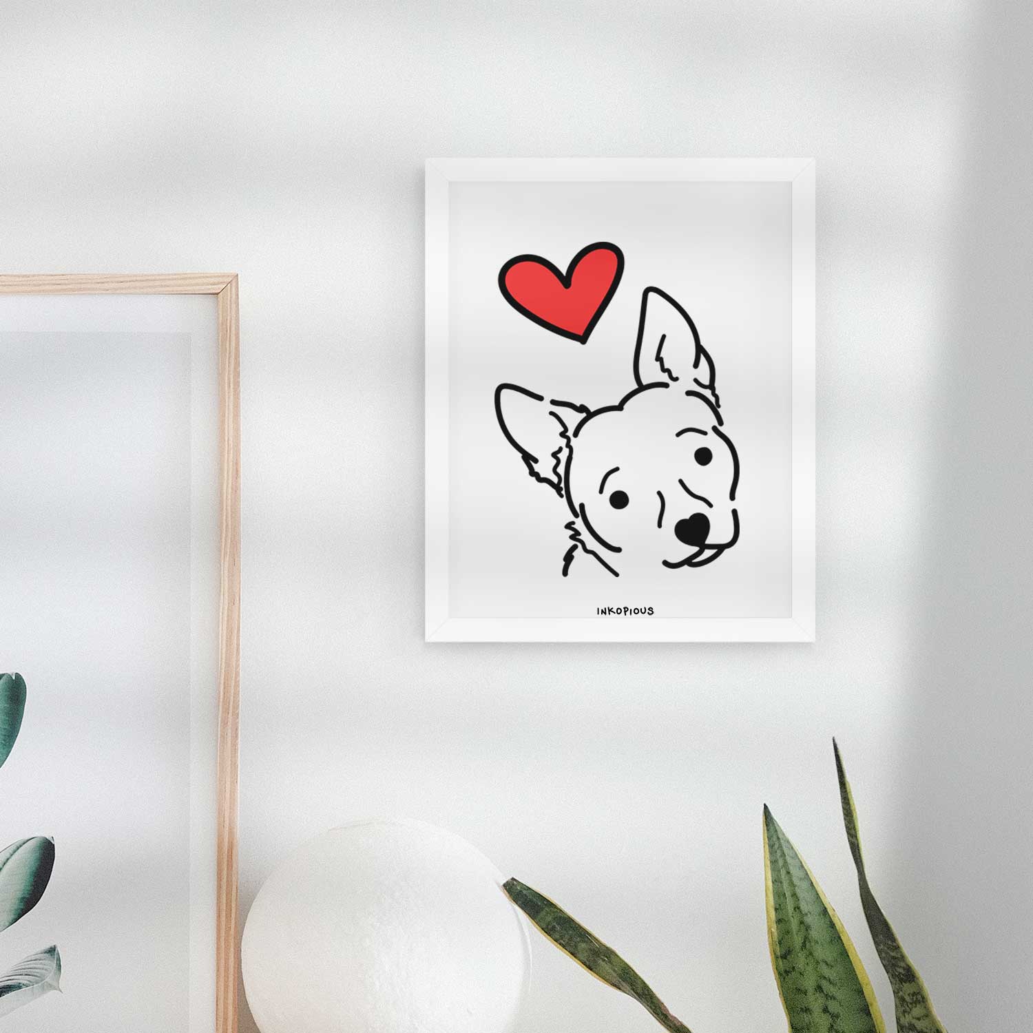 Love Always Chihuahua Mix - GiGi Art Print