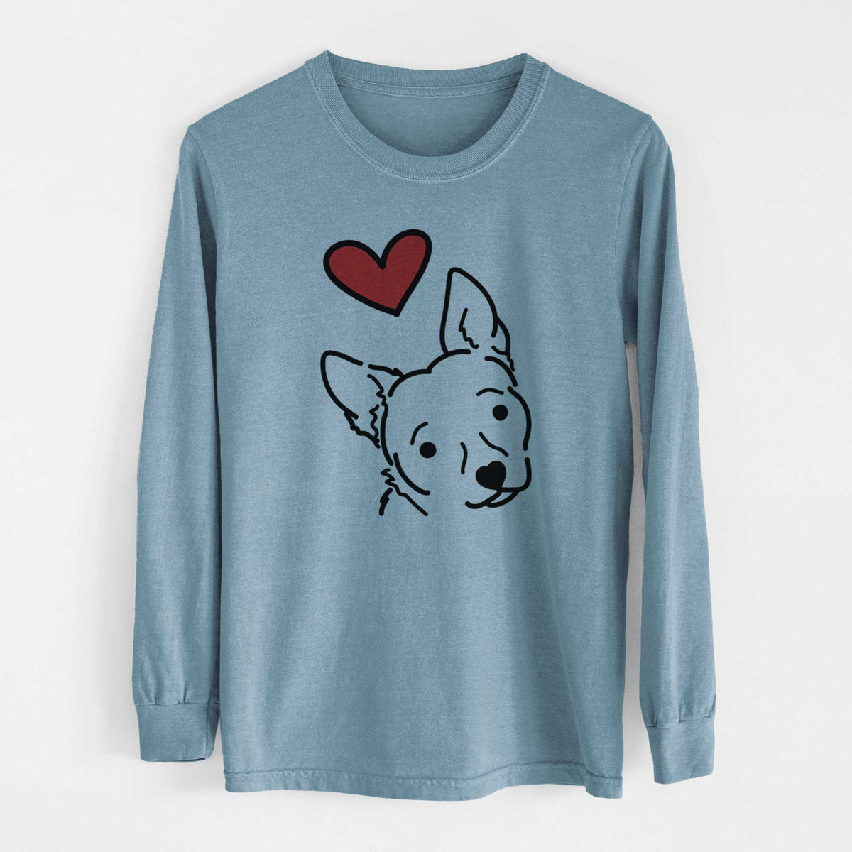 Love Always Chihuahua Mix - GiGi - Heavyweight 100% Cotton Long Sleeve