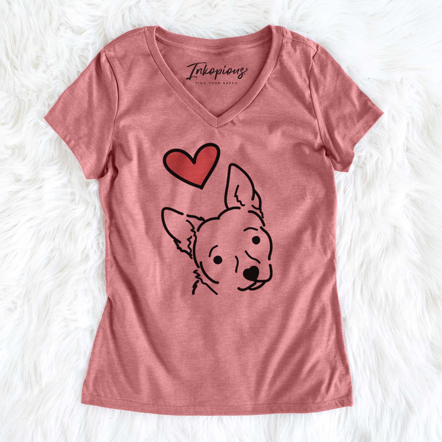 Love Always Chihuahua Mix - GiGi - Women's V-neck Shirt
