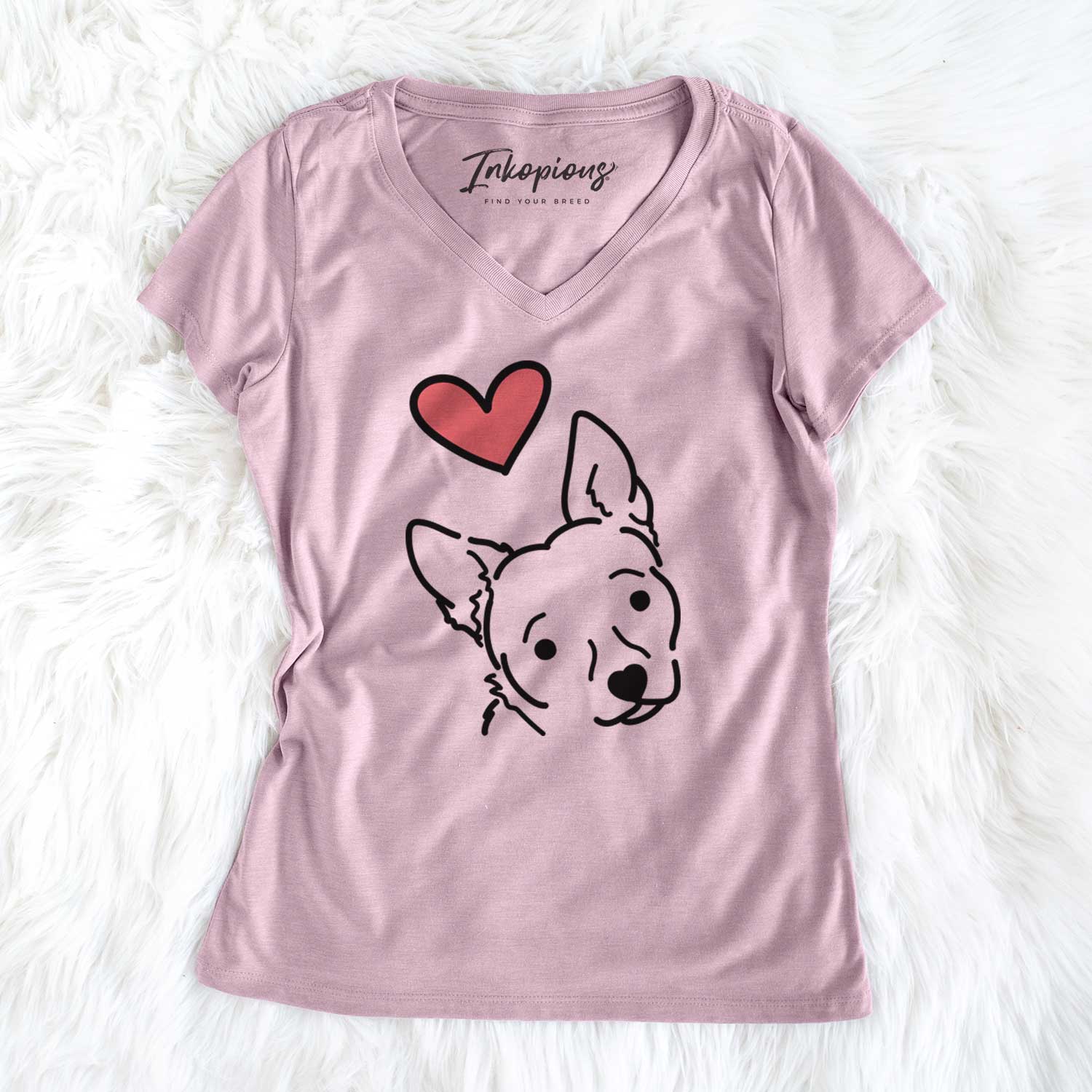 Love Always Chihuahua Mix - GiGi - Women's V-neck Shirt