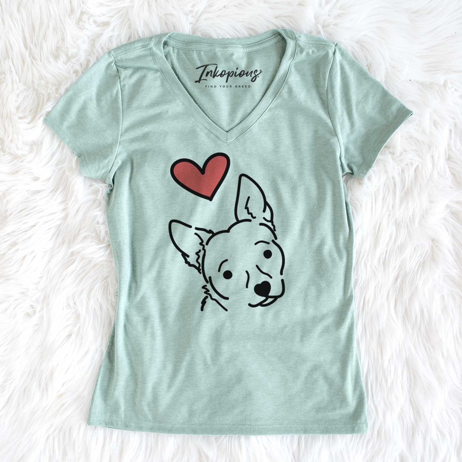 Love Always Chihuahua Mix - GiGi - Women's V-neck Shirt