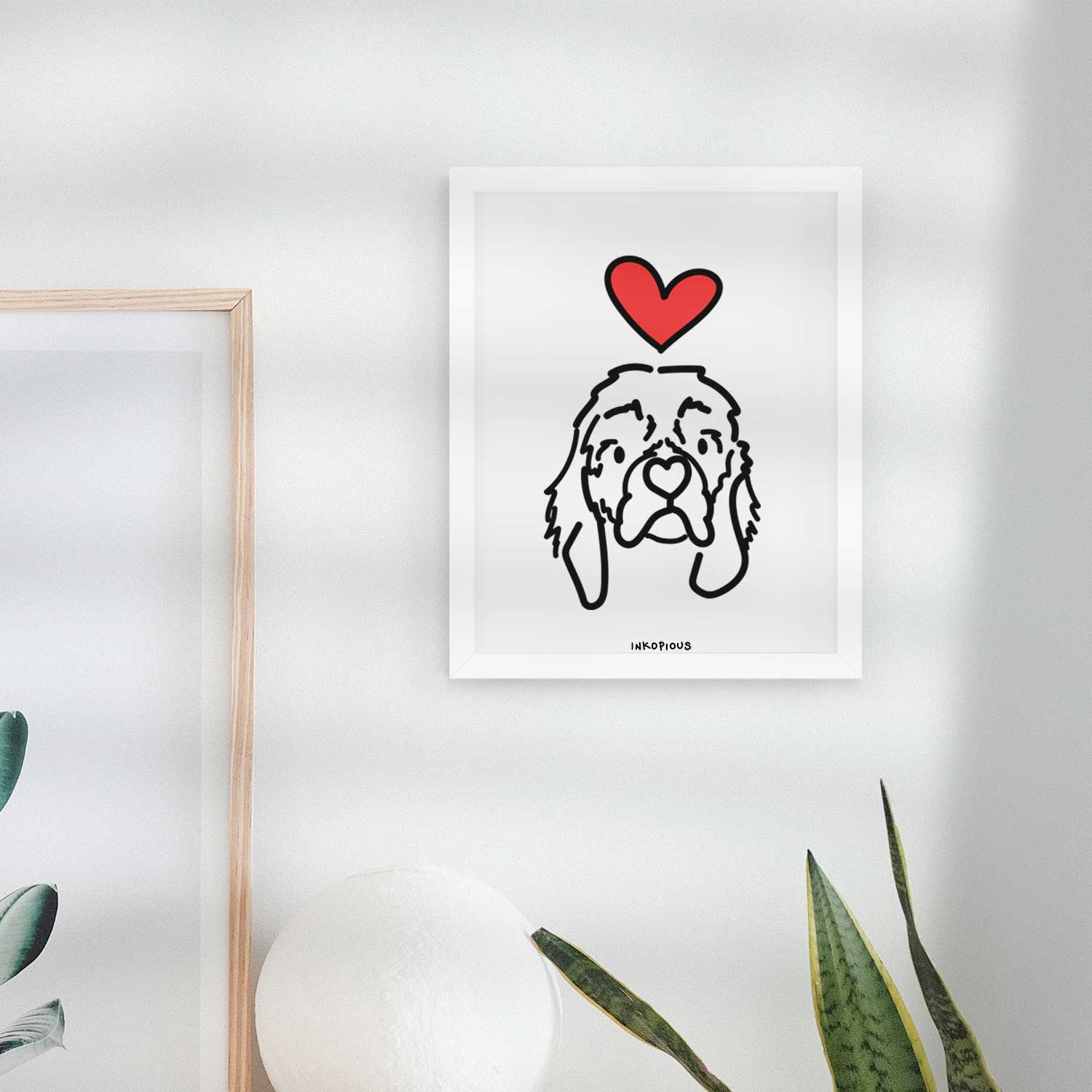 Love Always Cocker Spaniel - GiGi Art Print