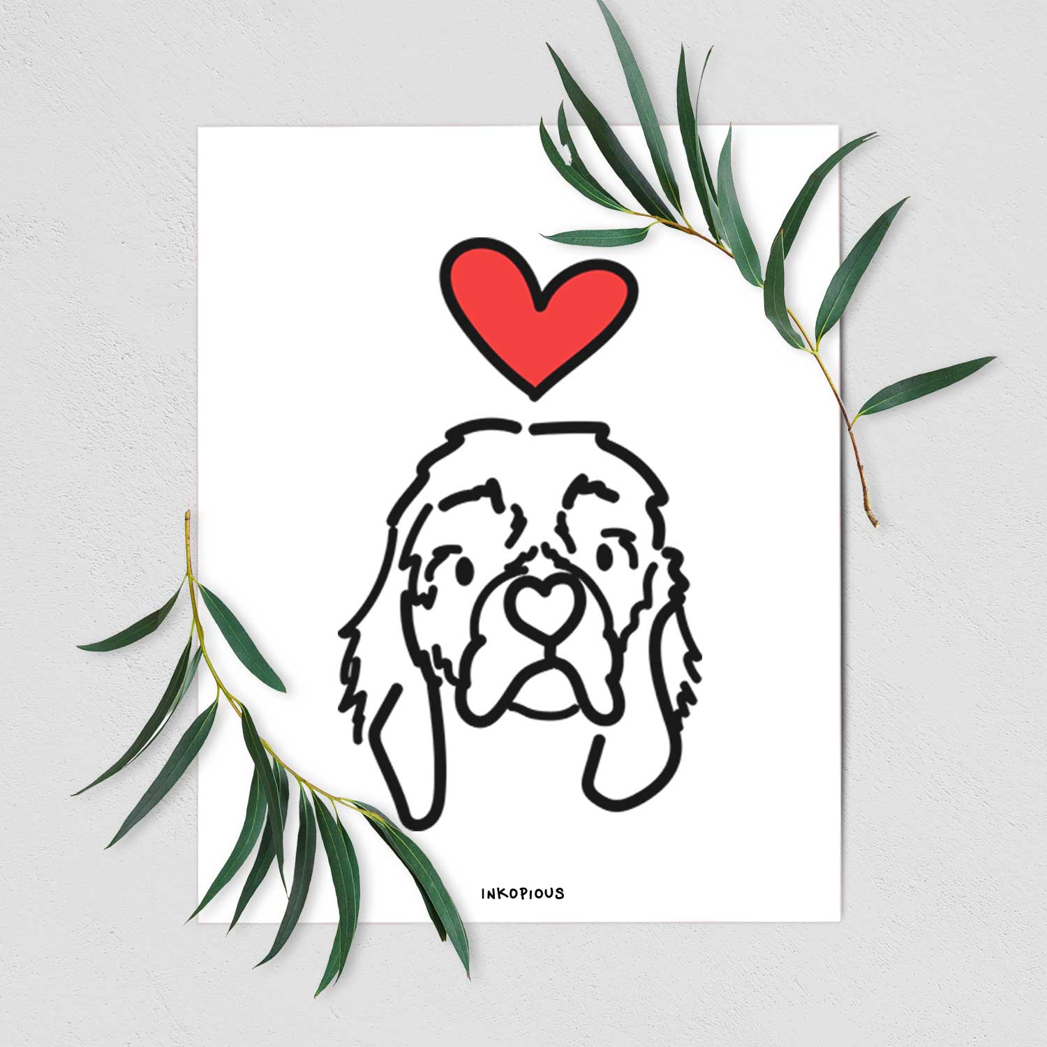Love Always Cocker Spaniel - GiGi Art Print