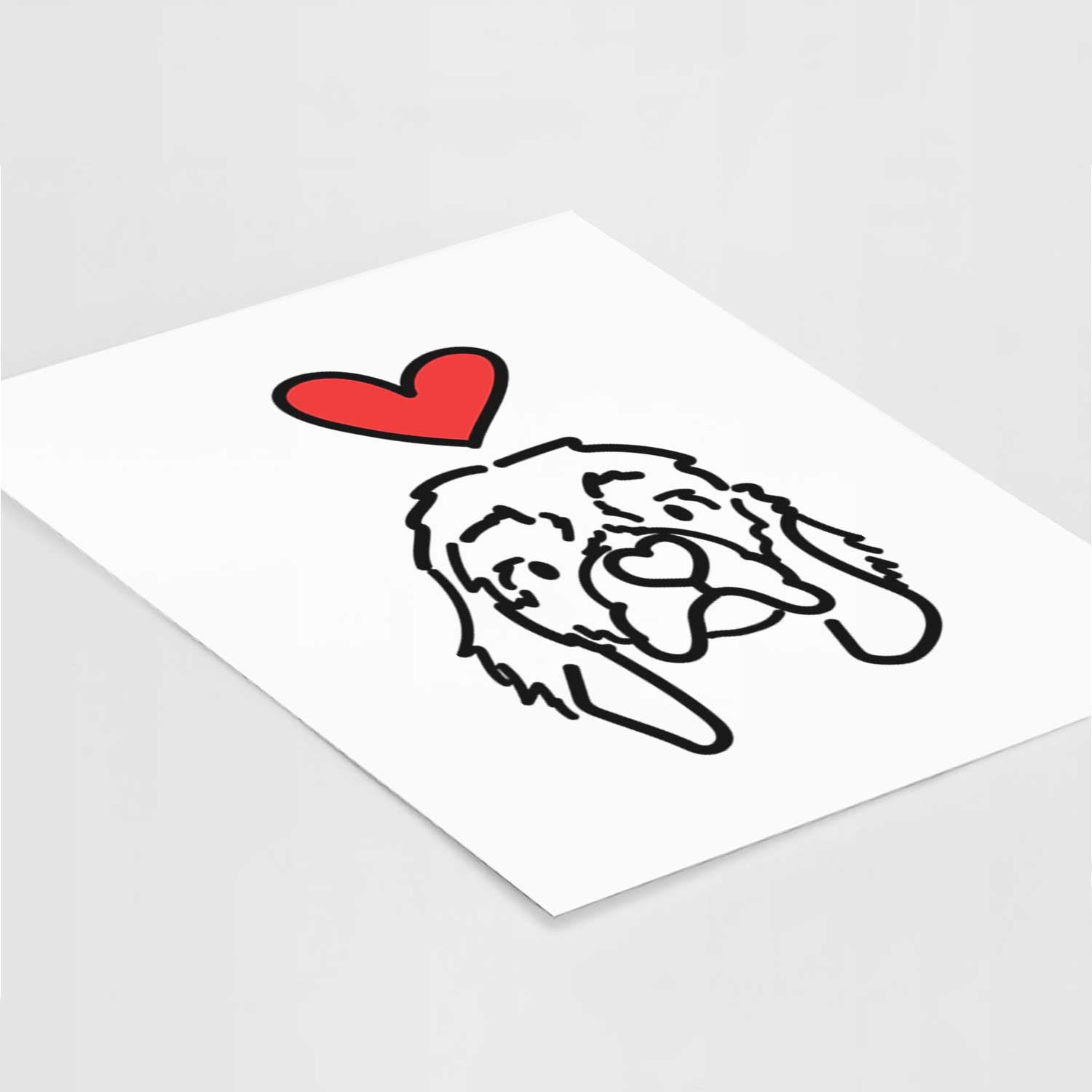 Love Always Cocker Spaniel - GiGi Art Print