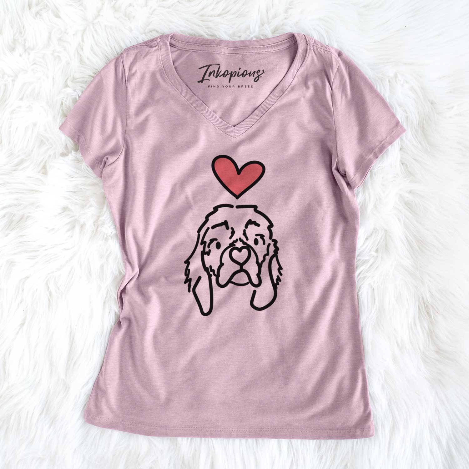 Love Always Cocker Spaniel - GiGi - Women's V-neck Shirt