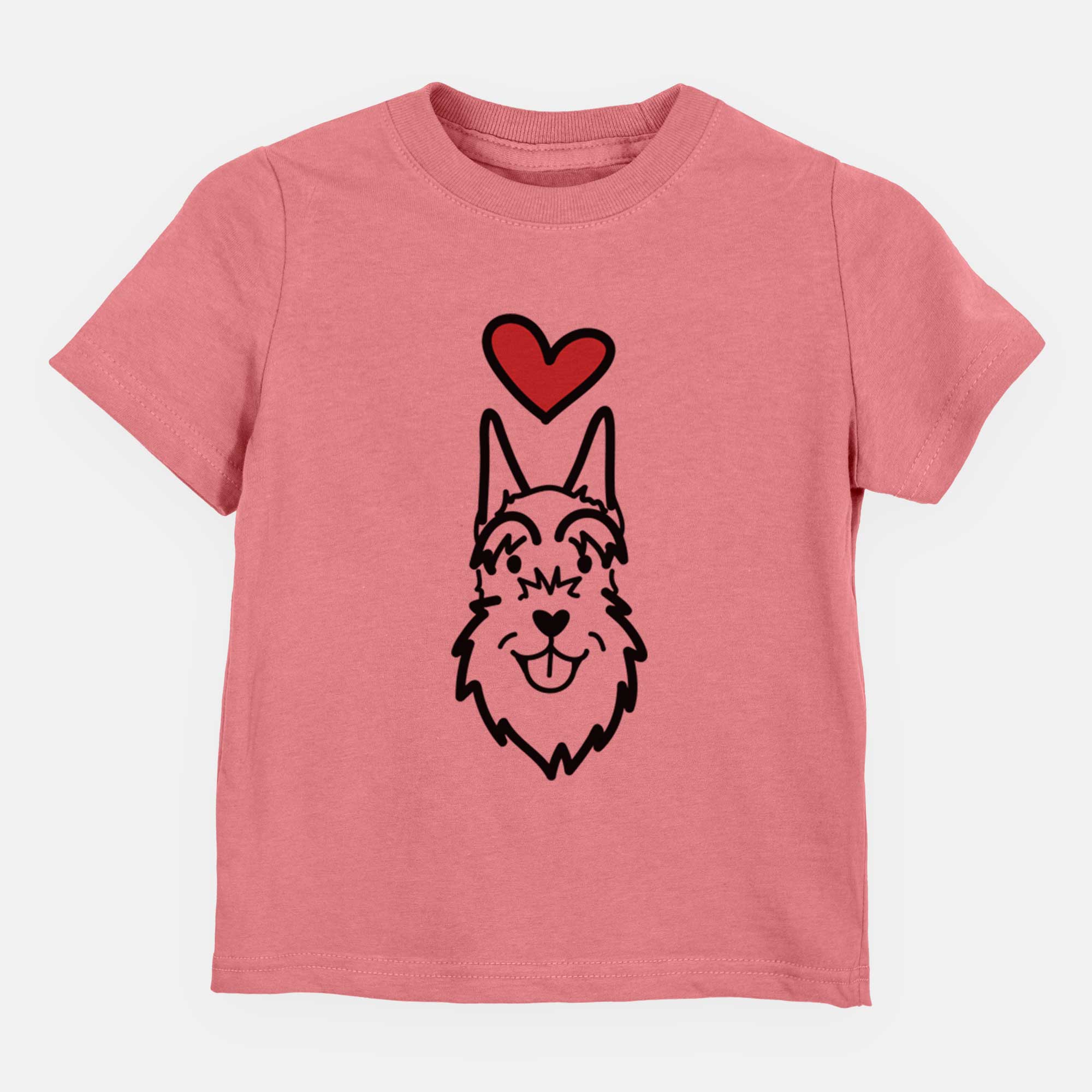 Love Always Schnauzer Cropped Ears - Kids/Youth/Toddler Shirt