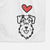 Love Always Schnauzer Natural Ears - Decorative Hand Towel