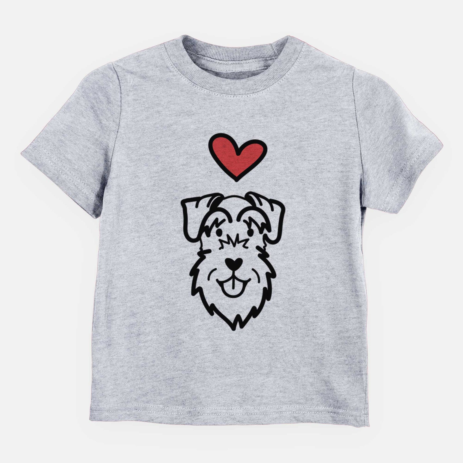 Love Always Schnauzer Natural Ears - Kids/Youth/Toddler Shirt