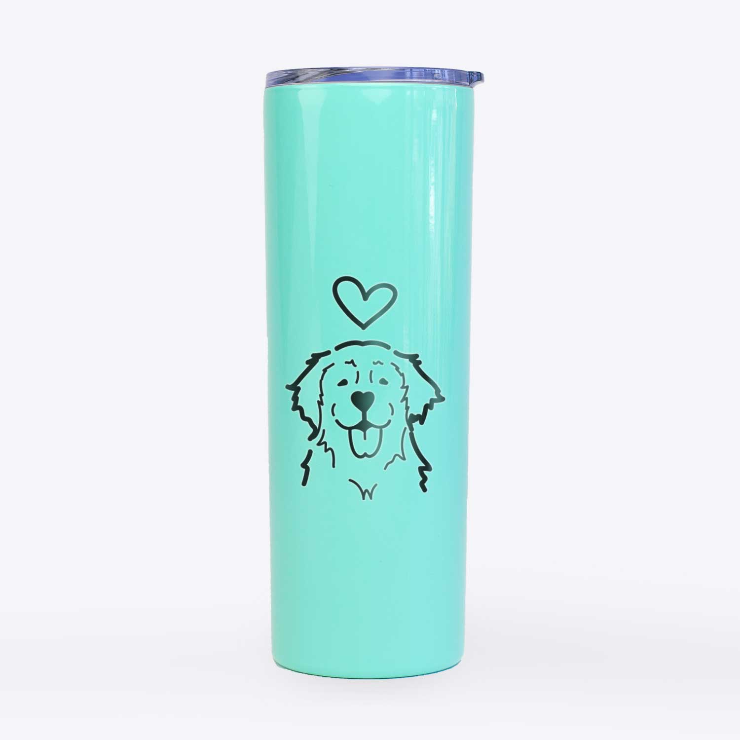 Love Always Golden Retriever - 20oz Skinny Tumbler