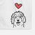 Love Always Goldendoodle - Decorative Hand Towel