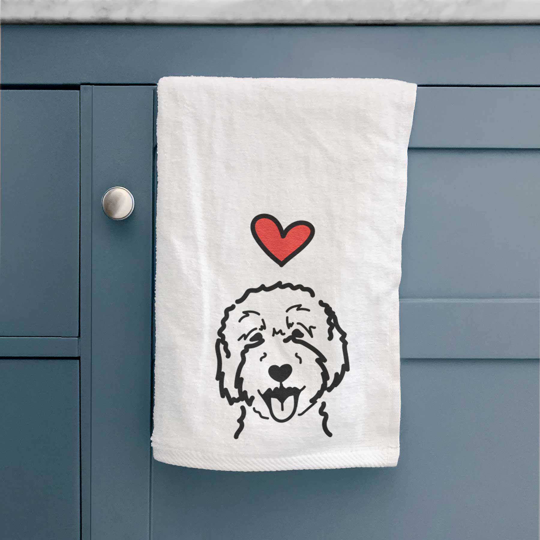 Love Always Goldendoodle 2 - Decorative Hand Towel