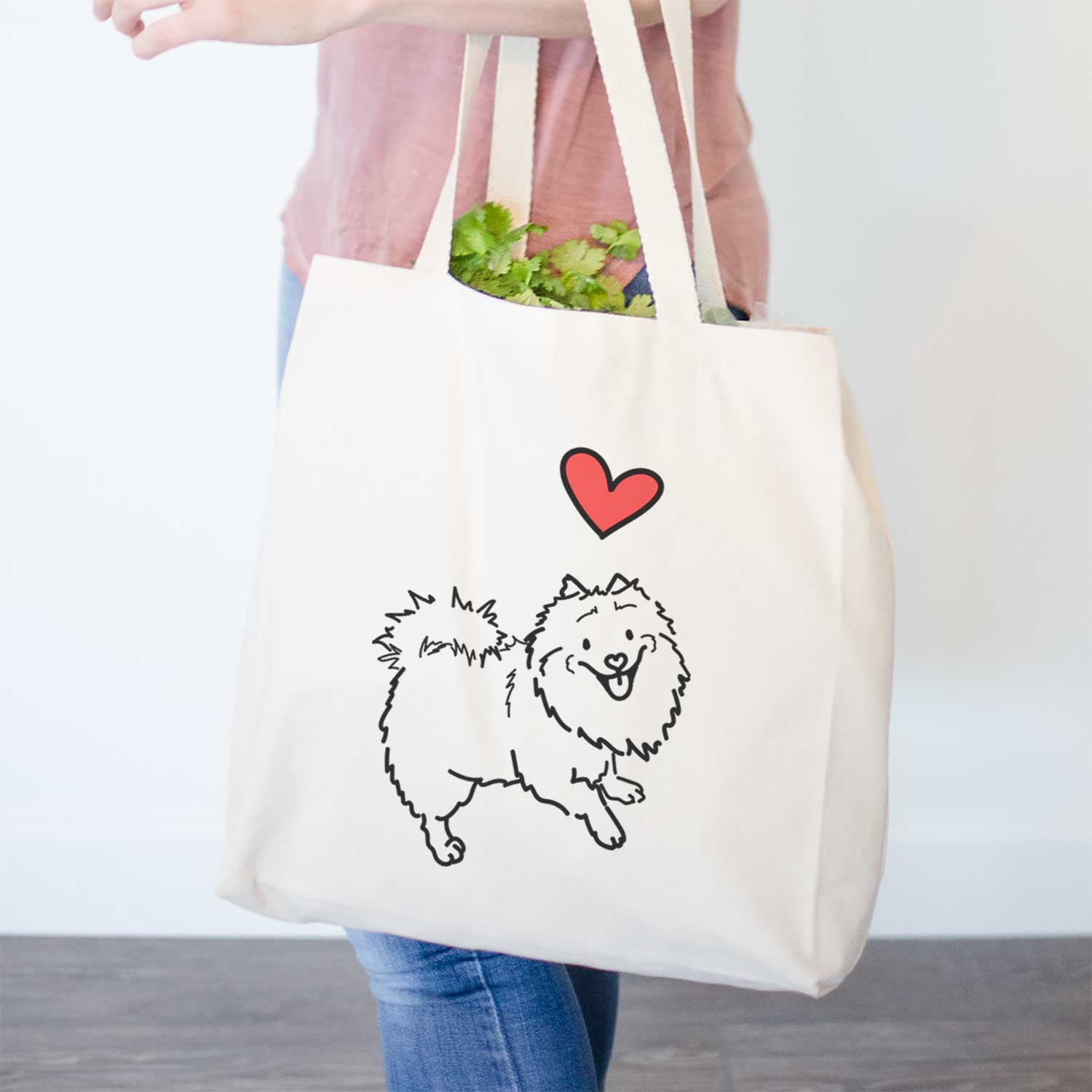 Love Always Pomeranian Mix - Goldie - Tote Bag