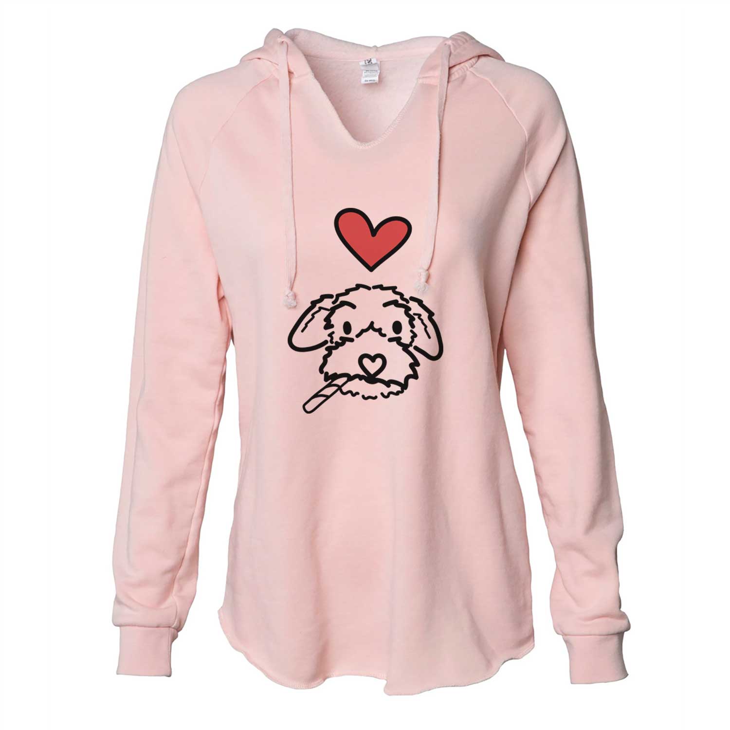 Love Always Poodle Mix - Gomer - Cali Wave Hooded Sweatshirt