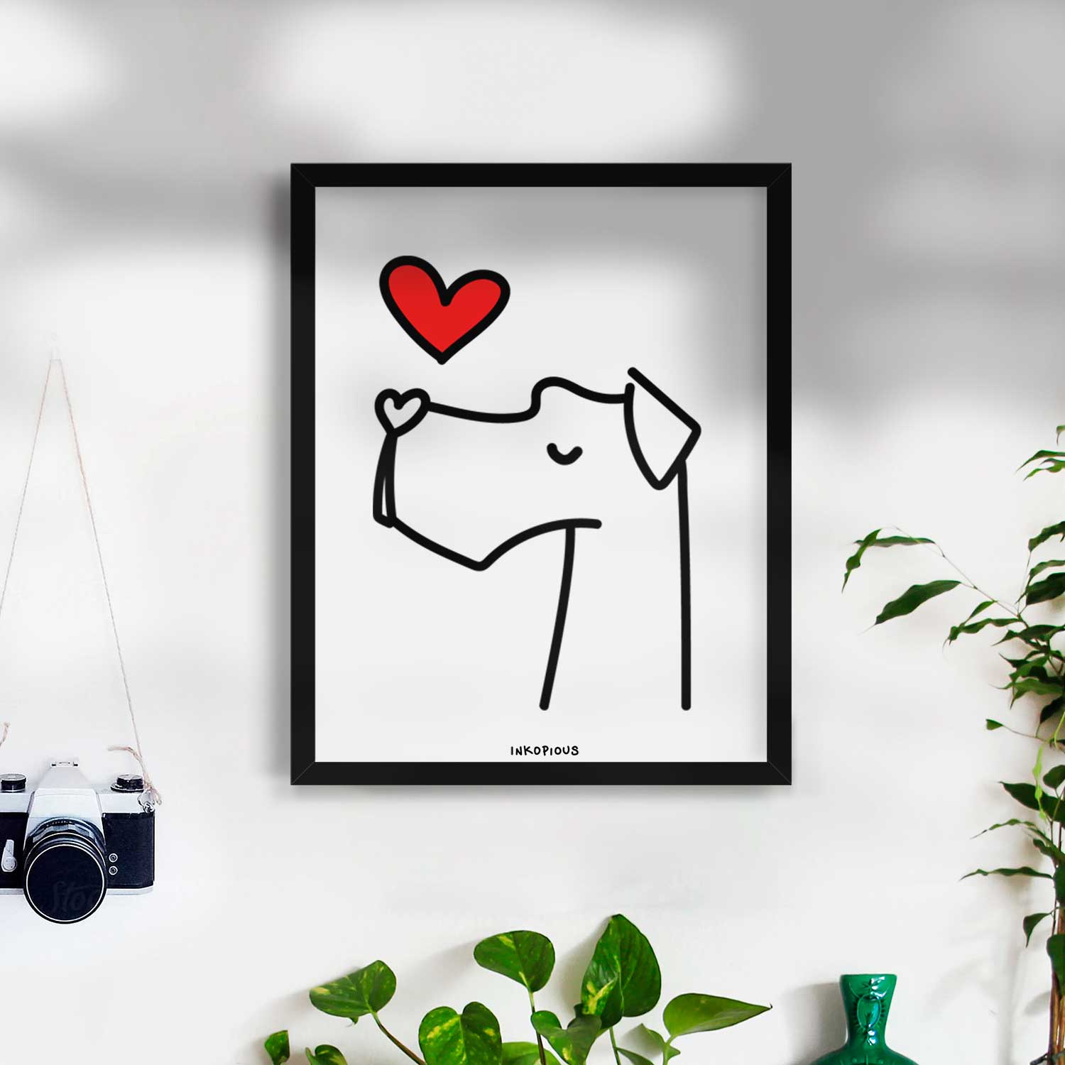 Love Always Great Dane Art Print