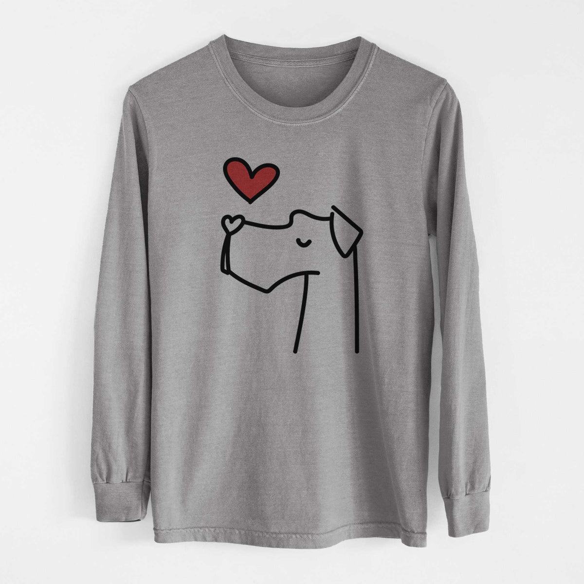 Love Always Great Dane - Heavyweight 100% Cotton Long Sleeve