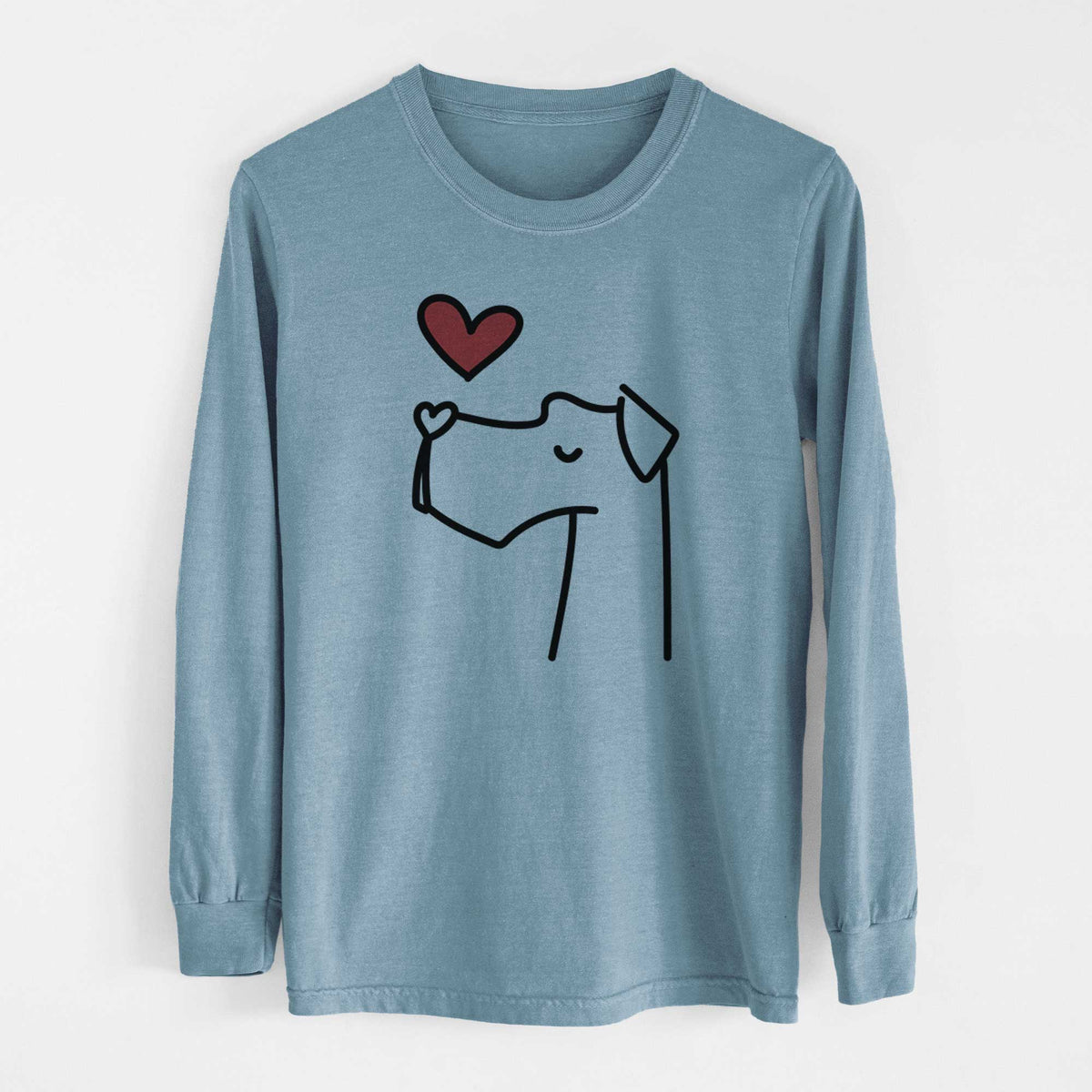 Love Always Great Dane - Heavyweight 100% Cotton Long Sleeve