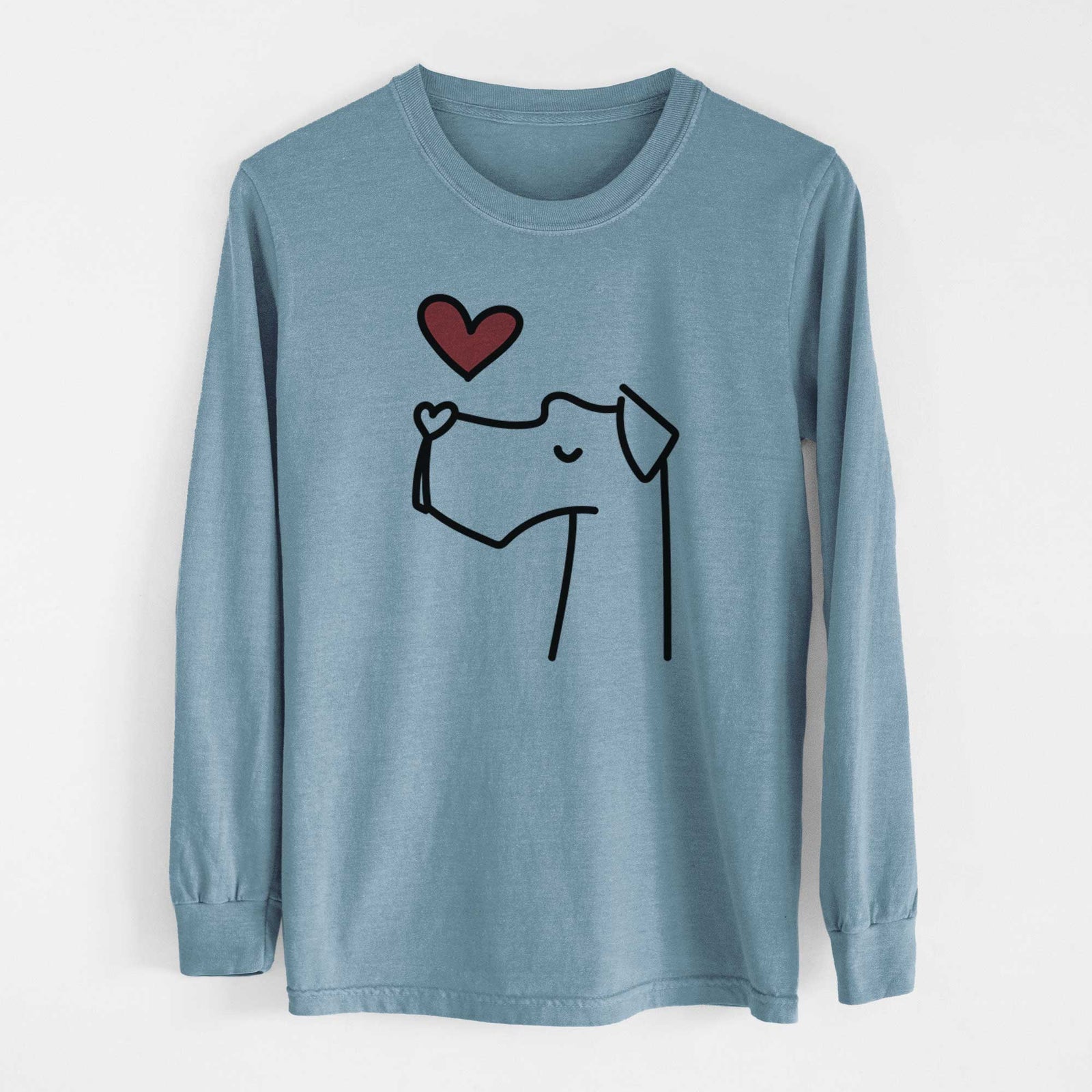 Love Always Great Dane - Heavyweight 100% Cotton Long Sleeve