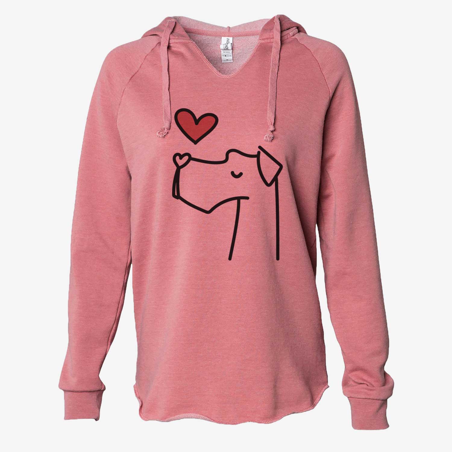 Love Always Great Dane - Cali Wave Hooded Sweatshirt