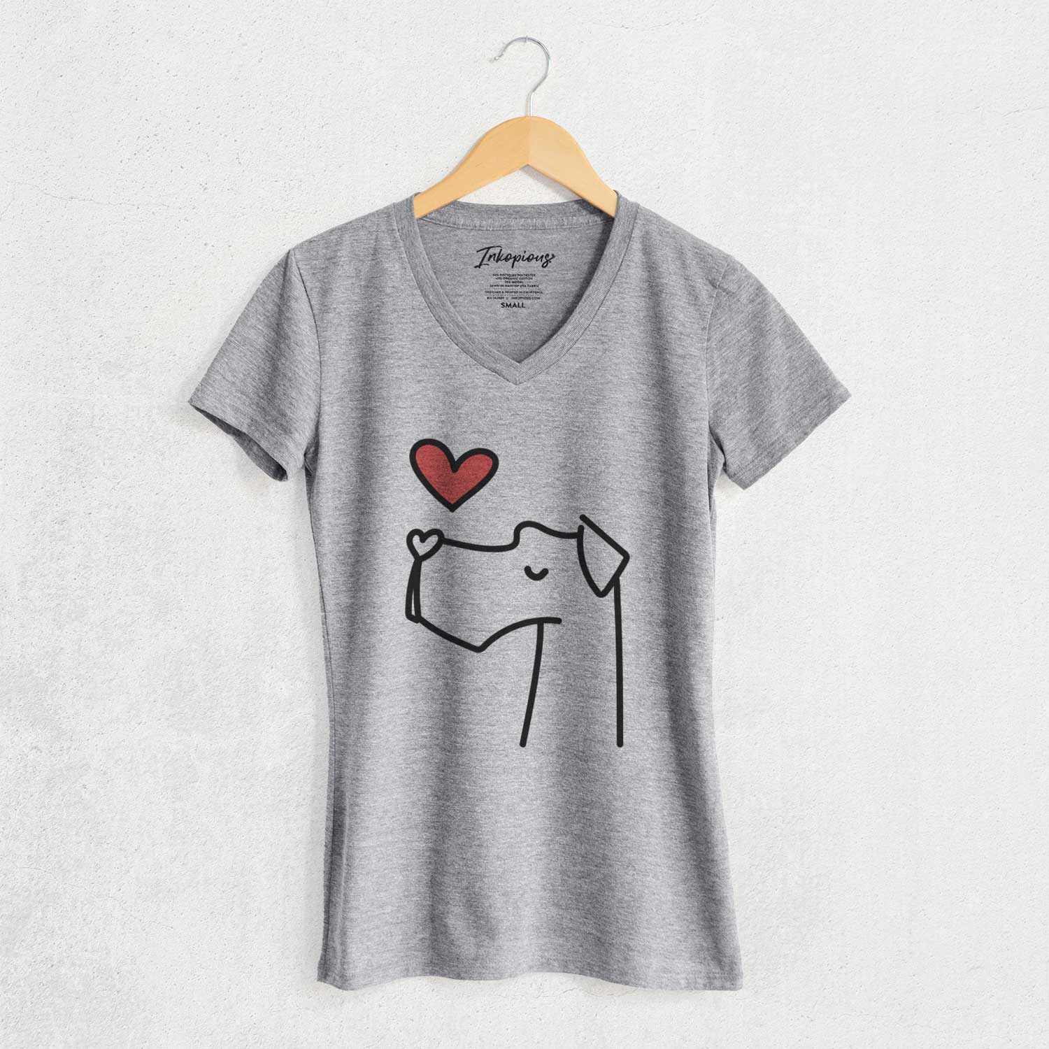 Love Always Great Dane - Women's V-neck Shirt