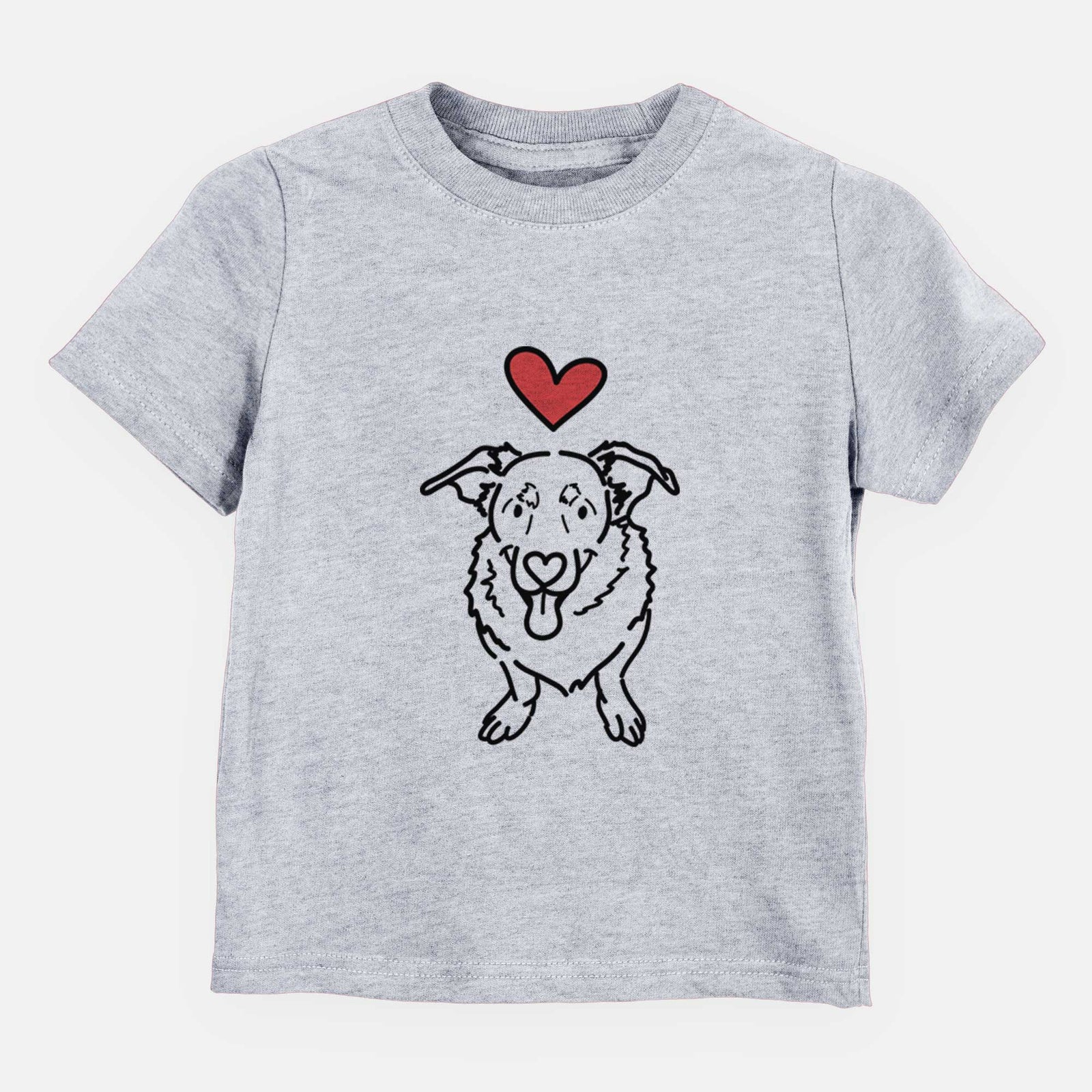 Love Always Basset Hound German Shepherd Mix - Gretchen - Kids/Youth/Toddler Shirt