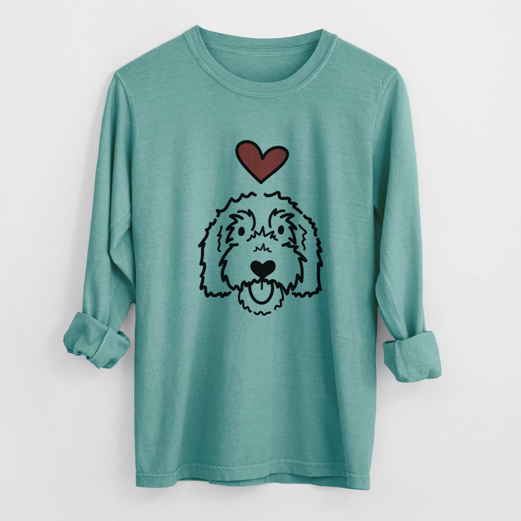 Love Always Goldendoodle - Gus - Heavyweight 100% Cotton Long Sleeve