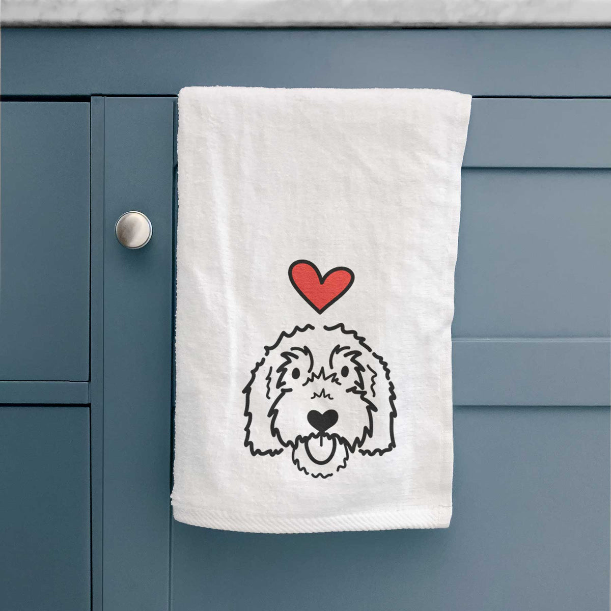 Love Always Goldendoodle - Gus - Decorative Hand Towel