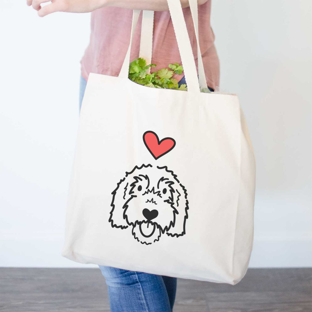 Love Always Goldendoodle - Gus - Tote Bag