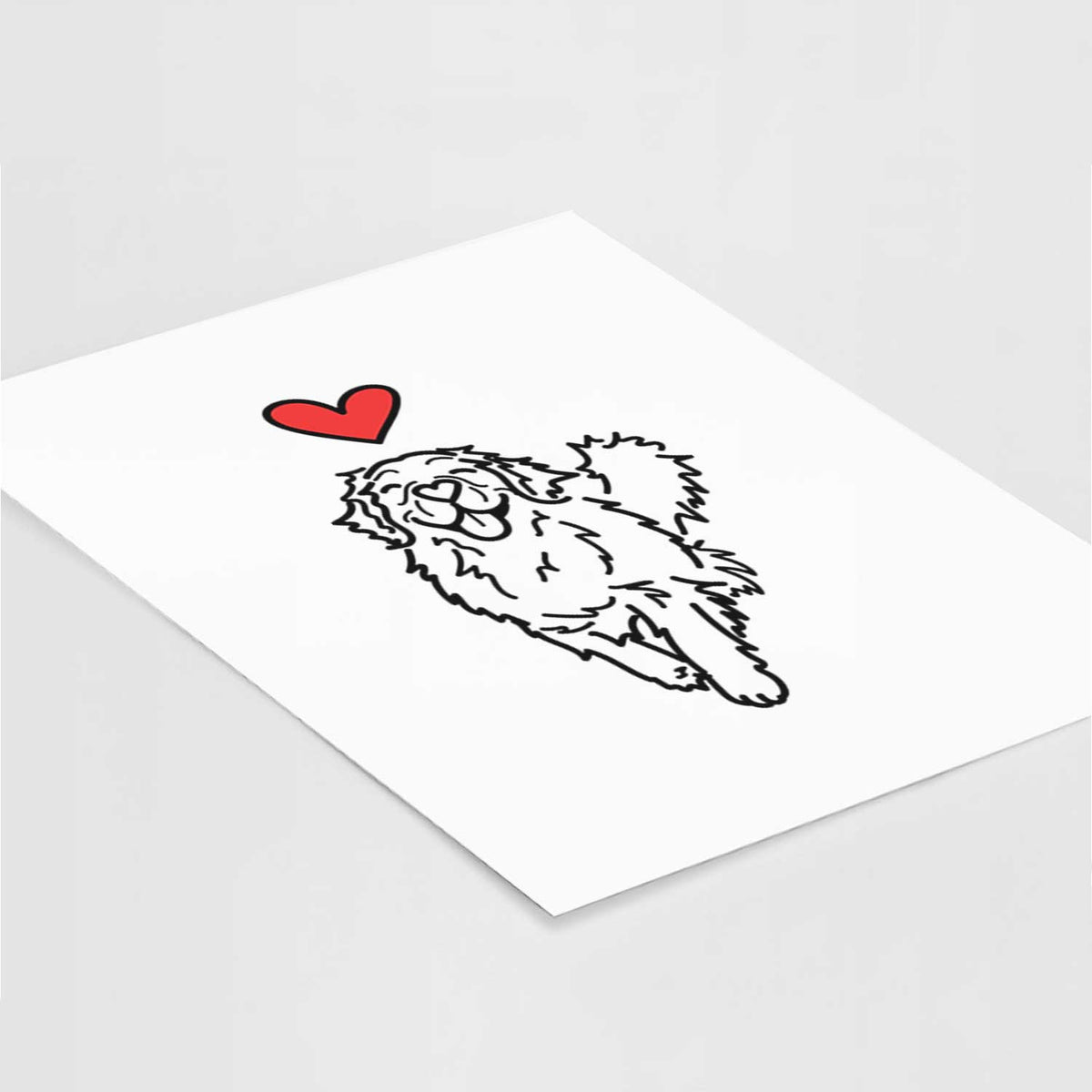 Love Always Golden Retriever - Hamlet Art Print