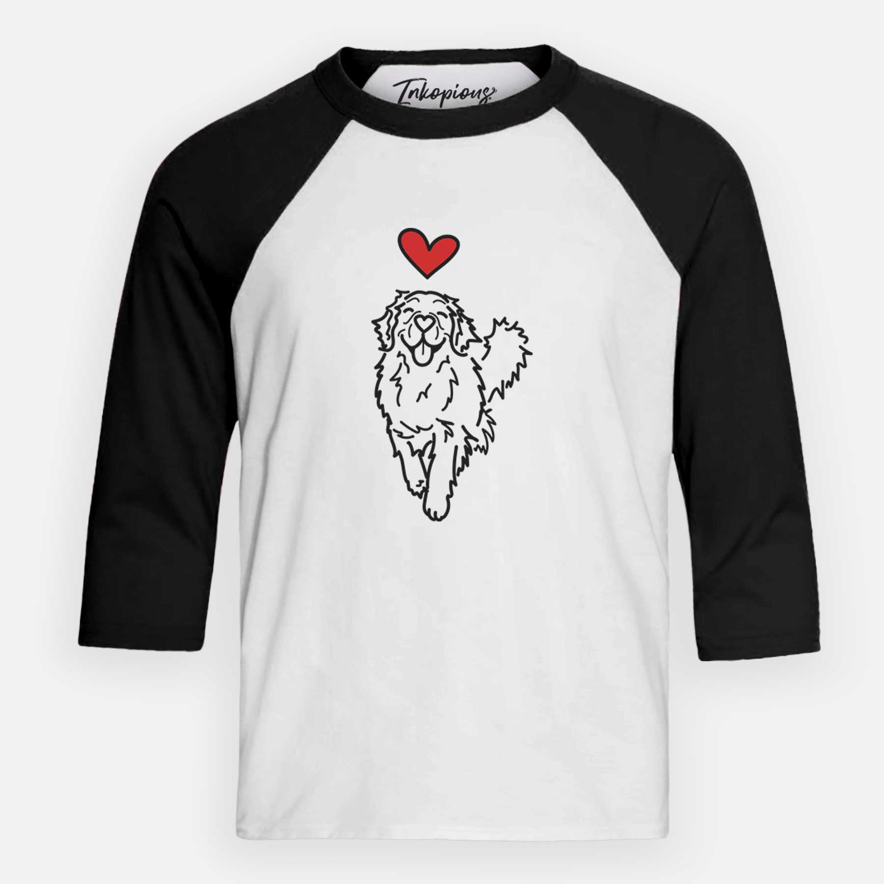 Love Always Golden Retriever - Hamlet - Youth 3/4 Long Sleeve