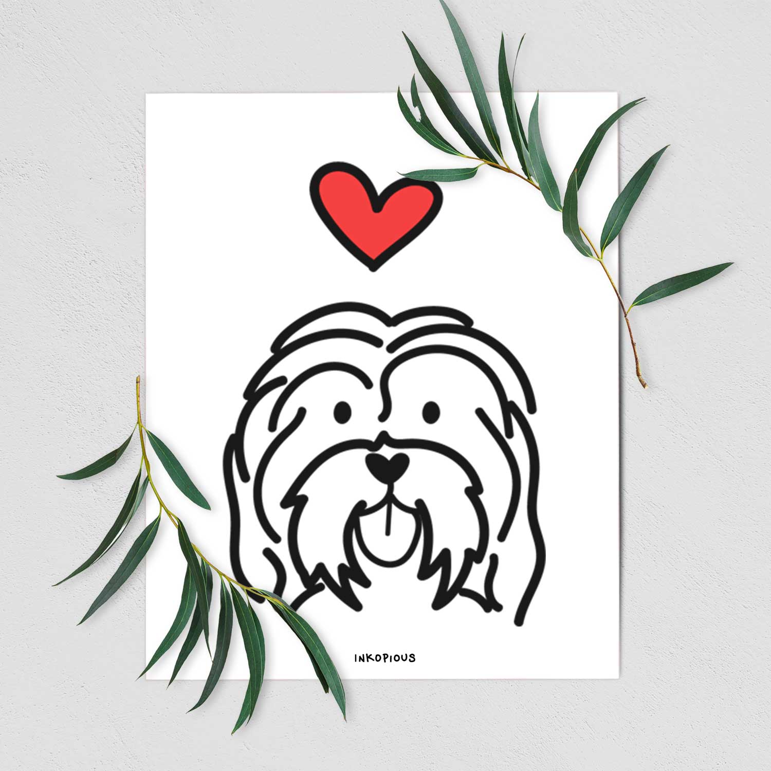 Love Always Havanese Art Print