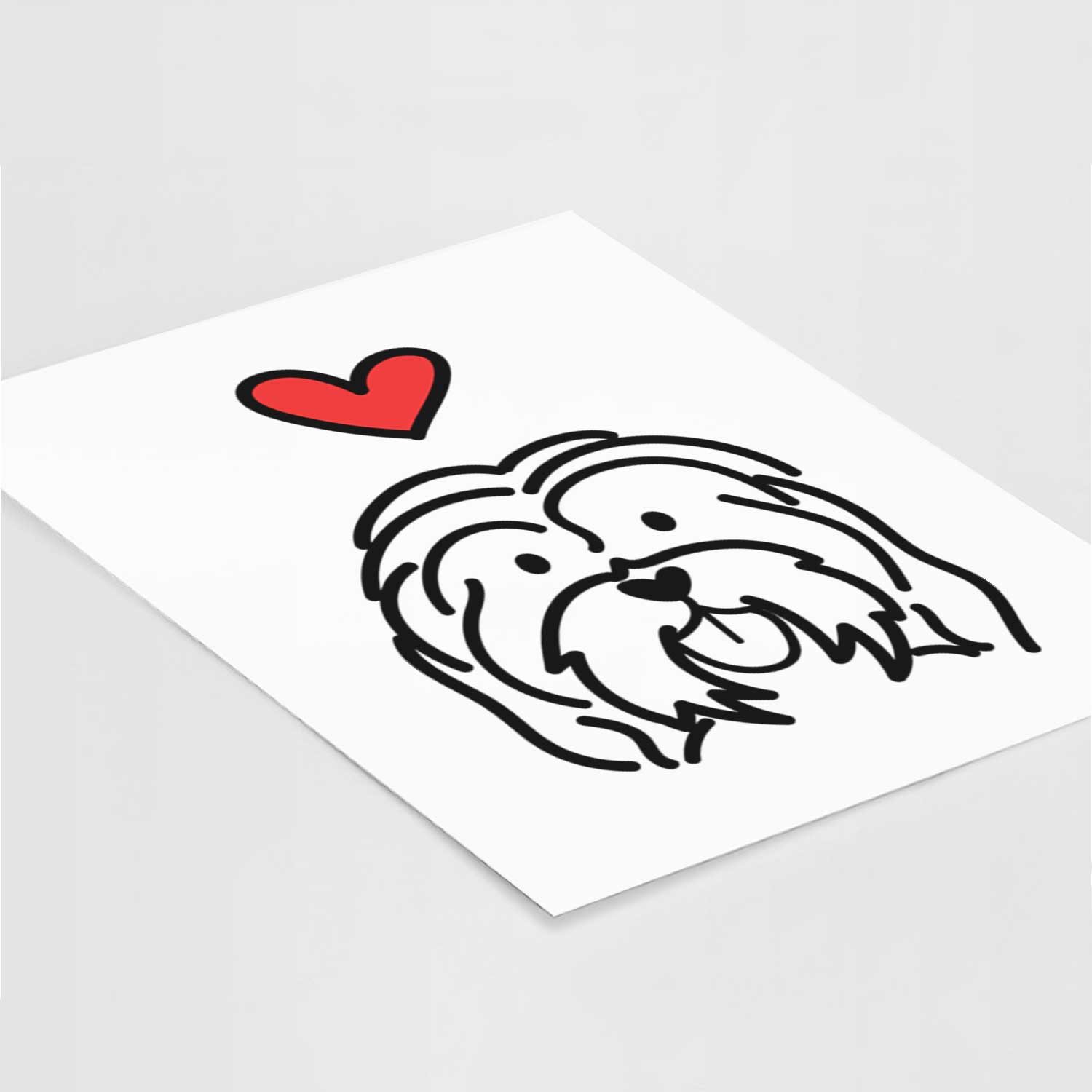 Love Always Havanese Art Print