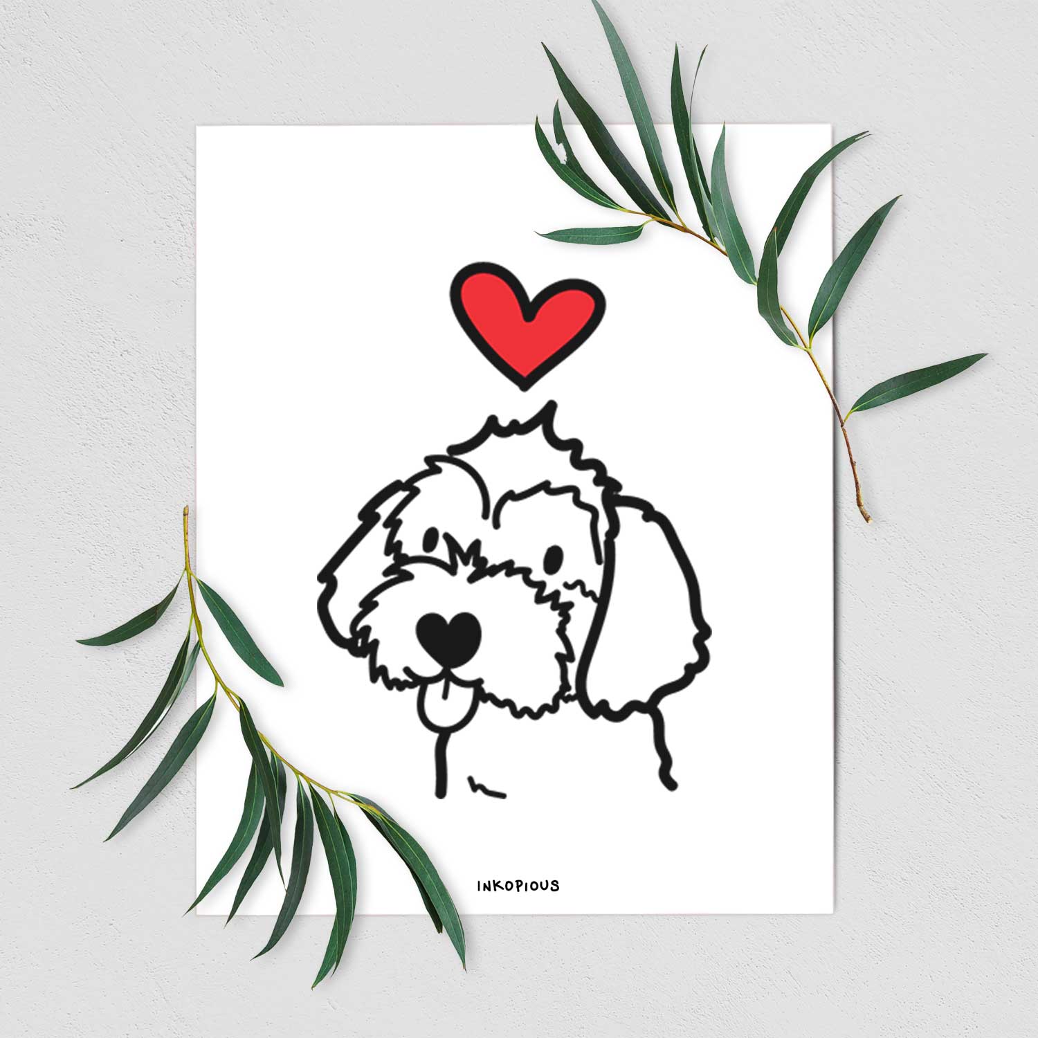 Love Always Havapoo Art Print