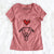 Love Always Pitbull Mix - Hemi - Women's Perfect V-neck Shirt