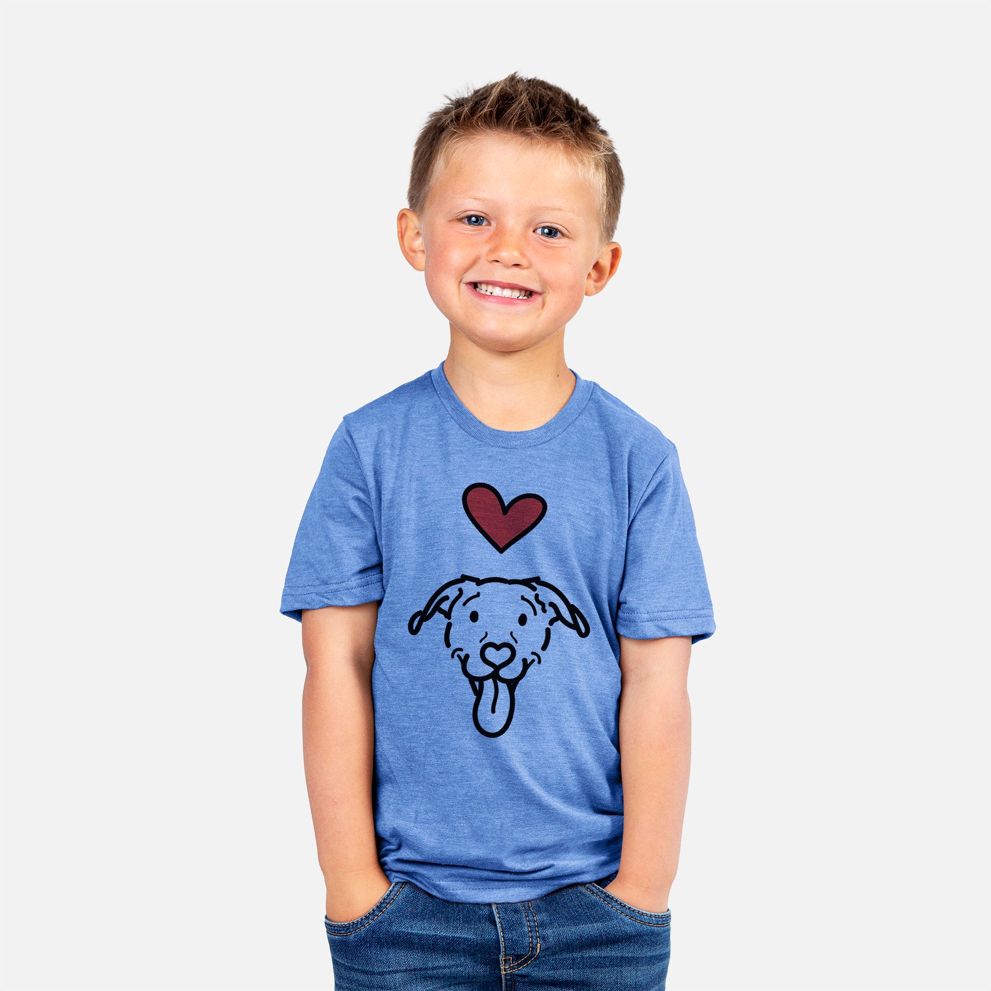 Love Always Pitbull Mix - Hemi - Kids/Youth/Toddler Shirt