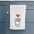 Love Always Wire Dachshund - Henry - Decorative Hand Towel