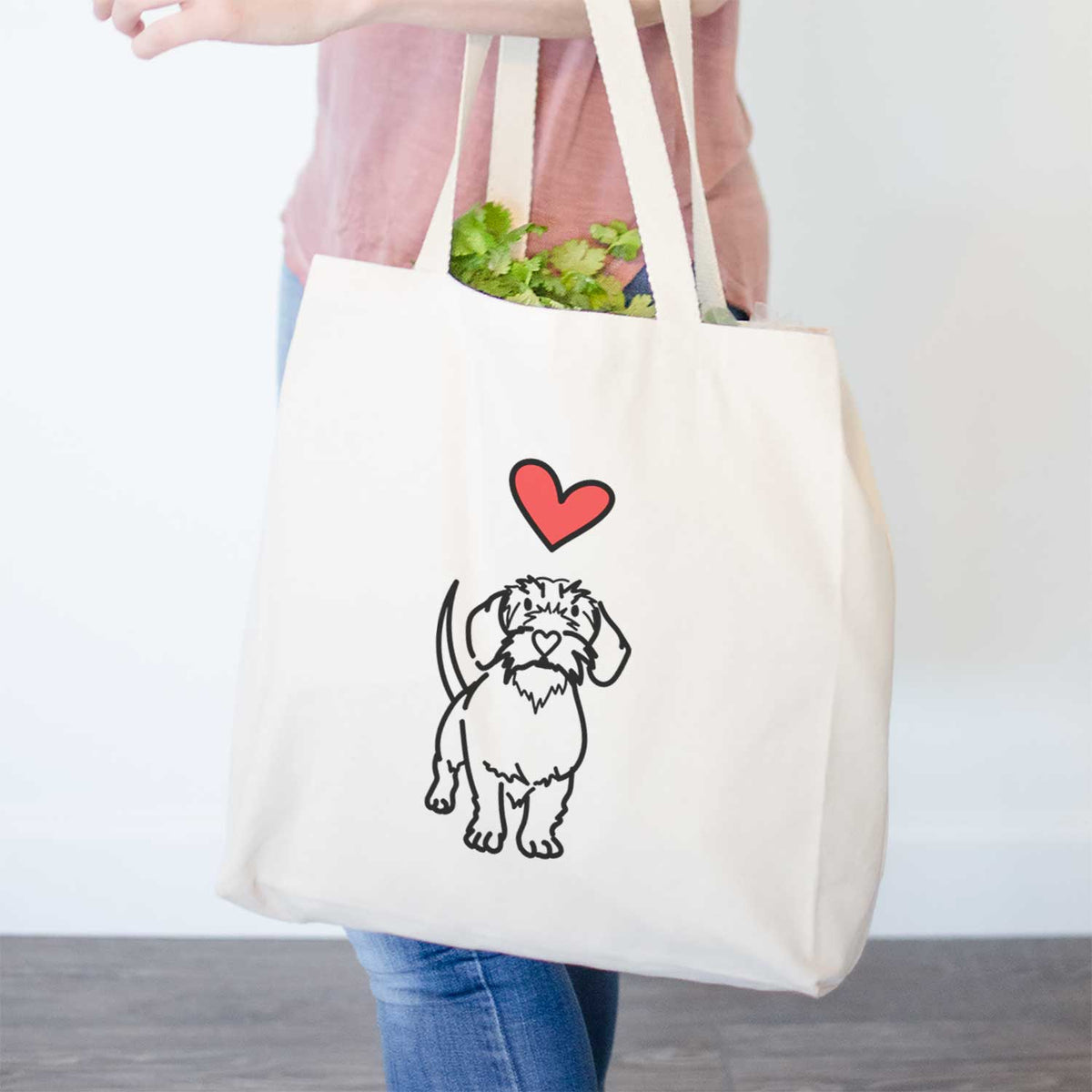 Love Always Wire Dachshund - Henry - Tote Bag