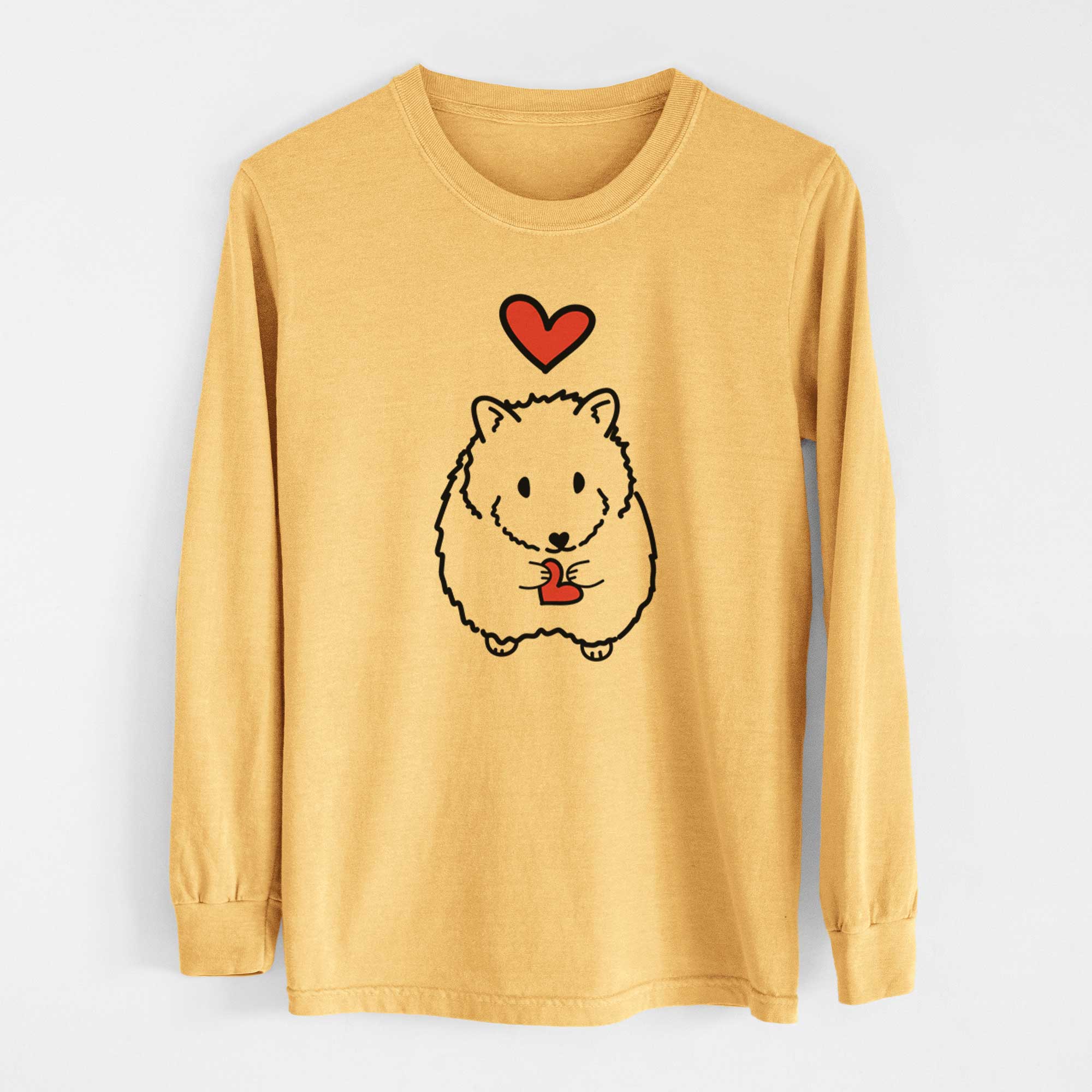 Love Always Hamster - Hilga - Heavyweight 100% Cotton Long Sleeve