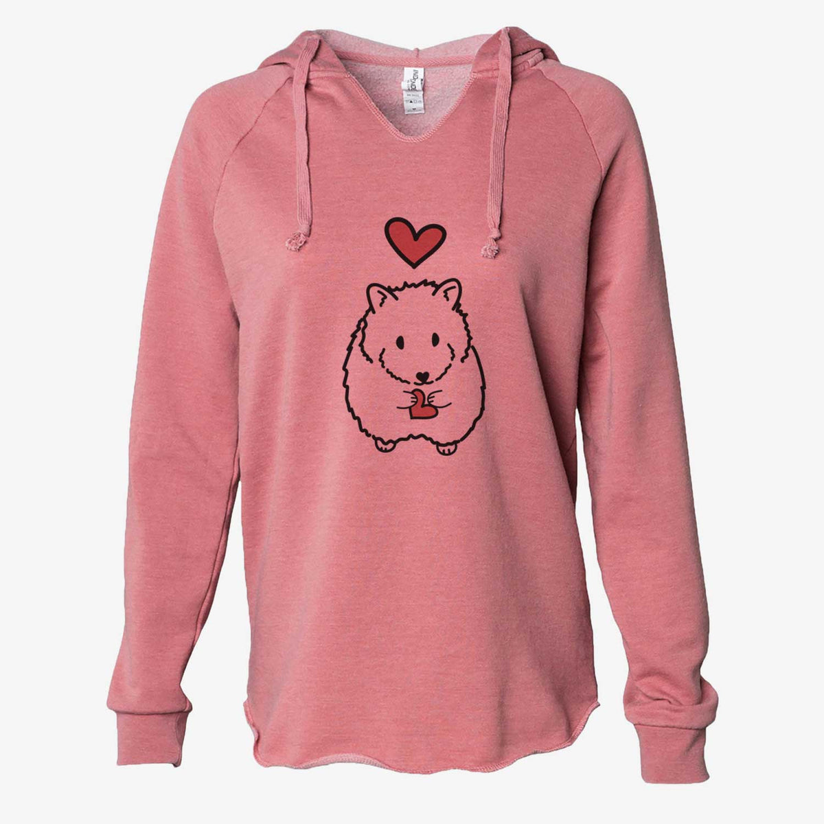 Love Always Hamster - Hilga - Cali Wave Hooded Sweatshirt