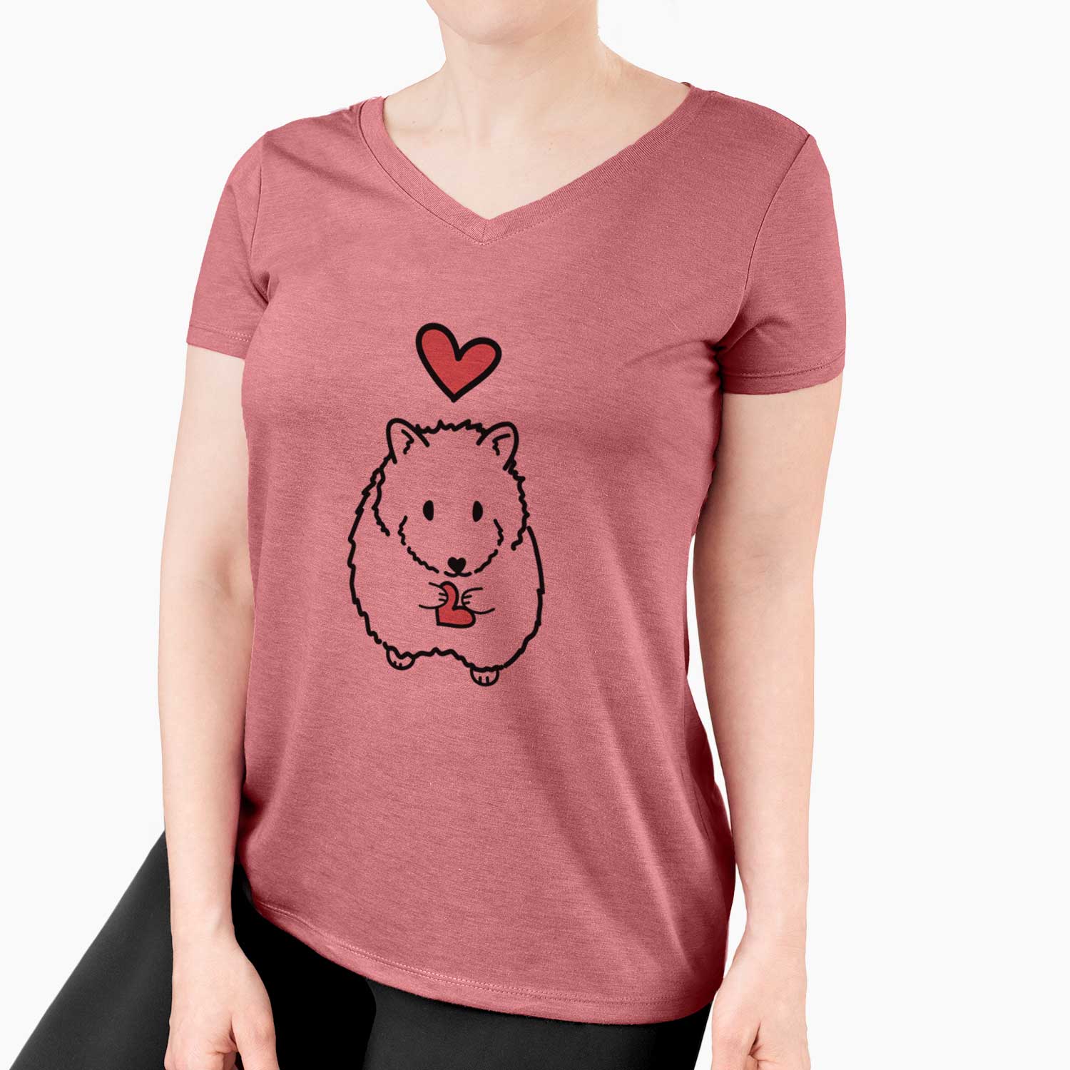 Love Always Hamster - Hilga - Women's V-neck Shirt