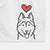 Love Always Siberian Husky - Decorative Hand Towel