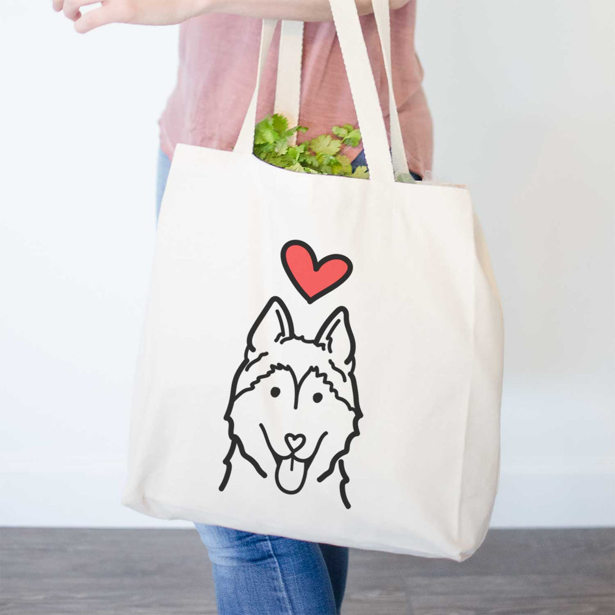 Love Always Siberian Husky - Tote Bag