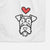 Love Always Irish Terrier - Decorative Hand Towel