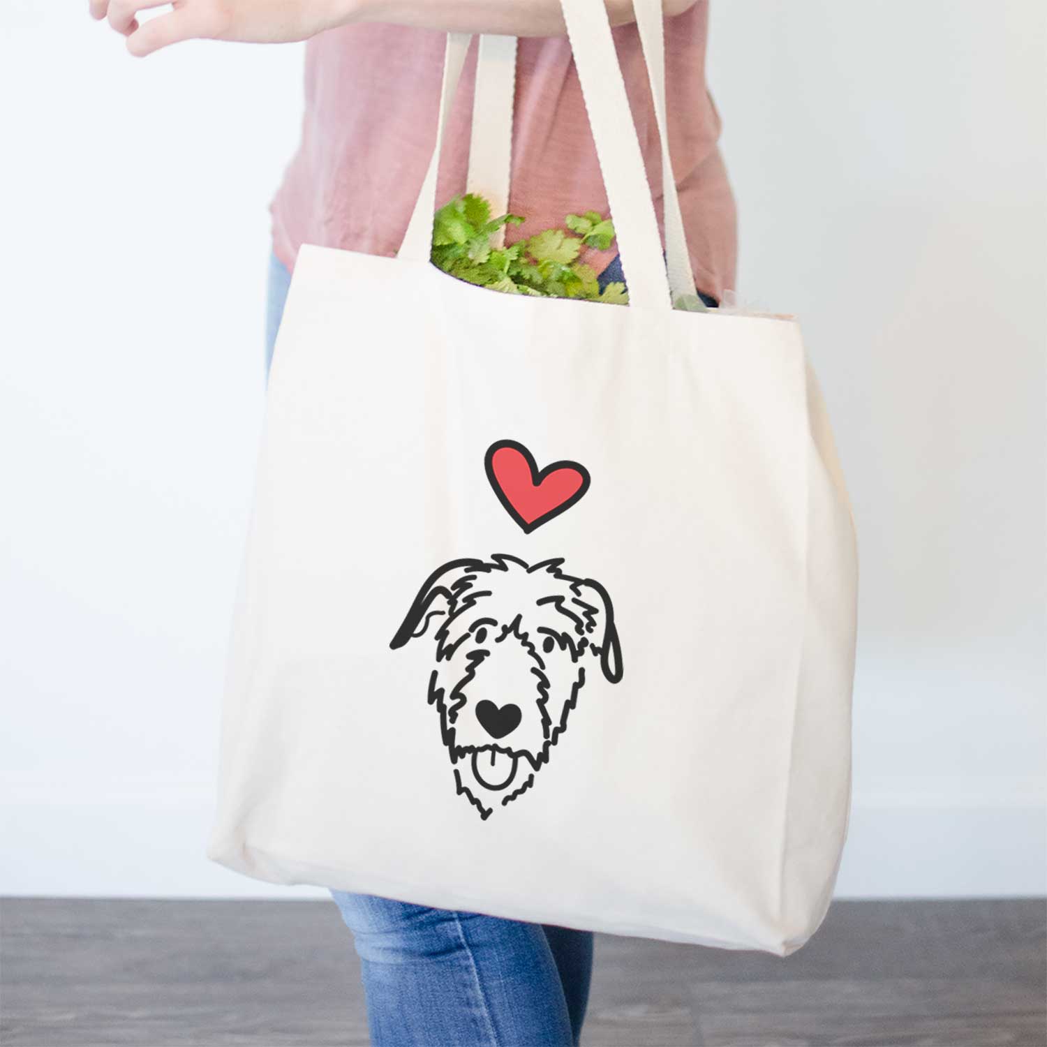 Love Always Irish Wolfhound - Tote Bag