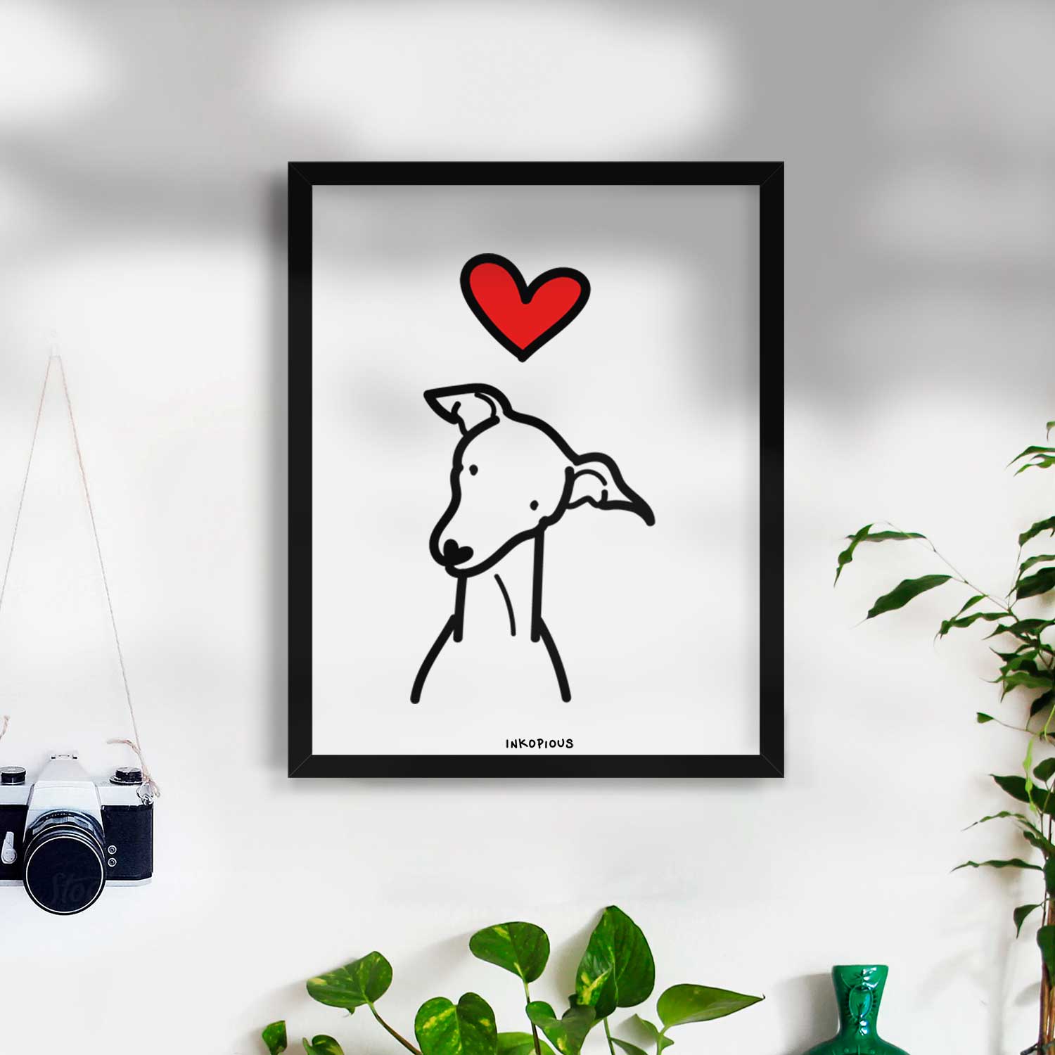 Love Always Italian Greyhound Art Print