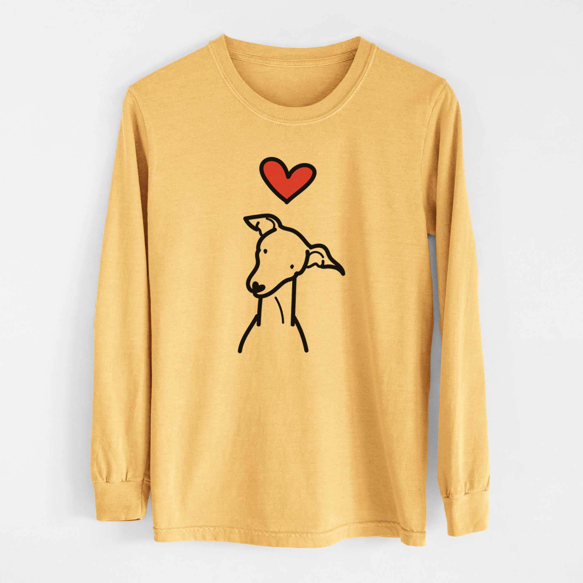 Love Always Italian Greyhound - Heavyweight 100% Cotton Long Sleeve