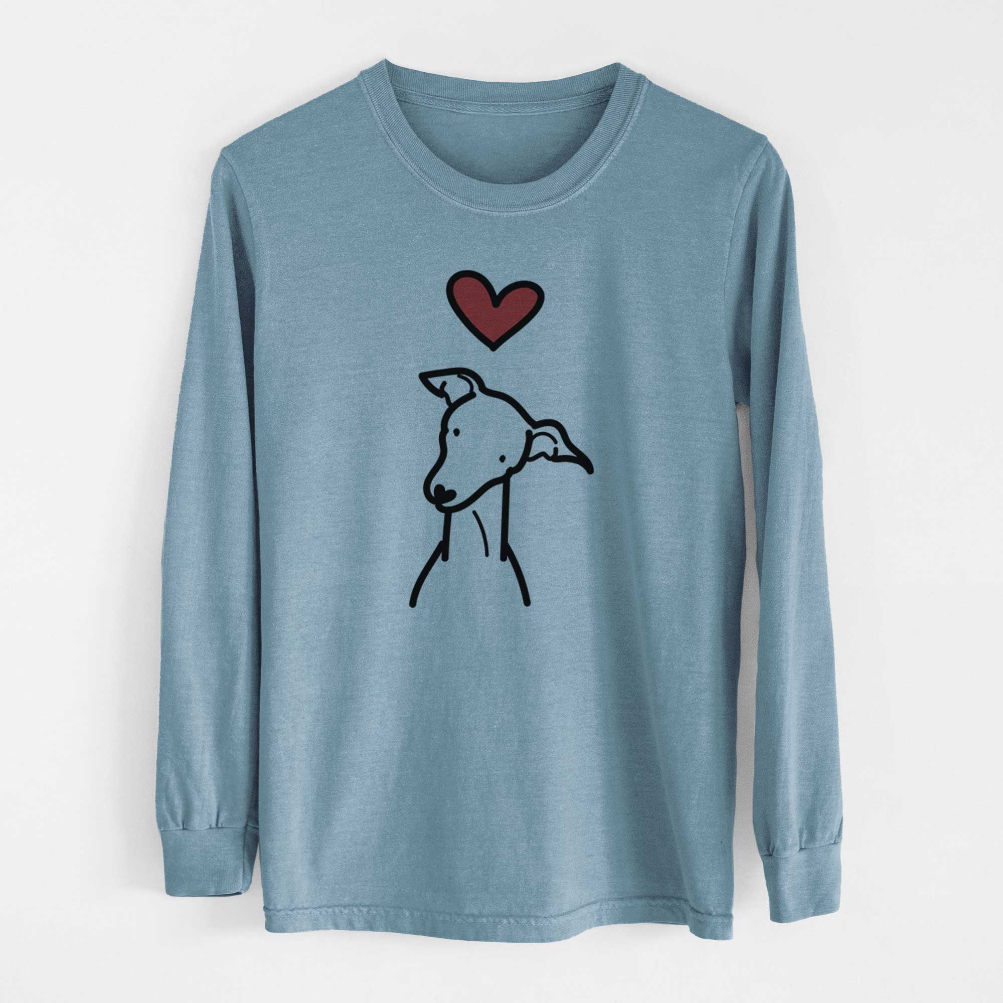 Love Always Italian Greyhound - Heavyweight 100% Cotton Long Sleeve